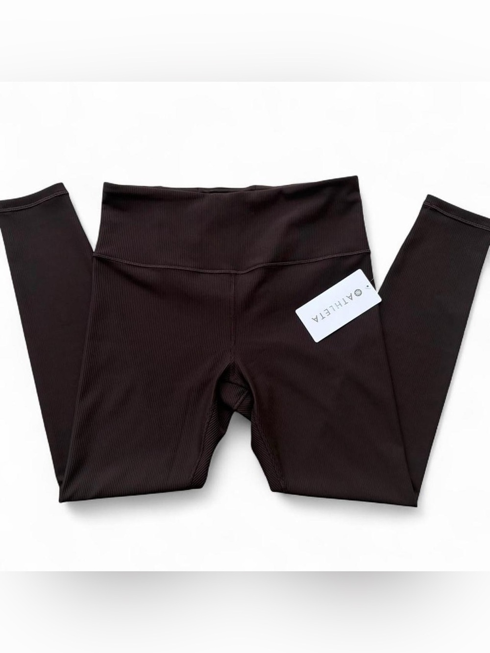 Athleta Elation Rib Tight Leggings – Women’s Size Large | Excellent Condition